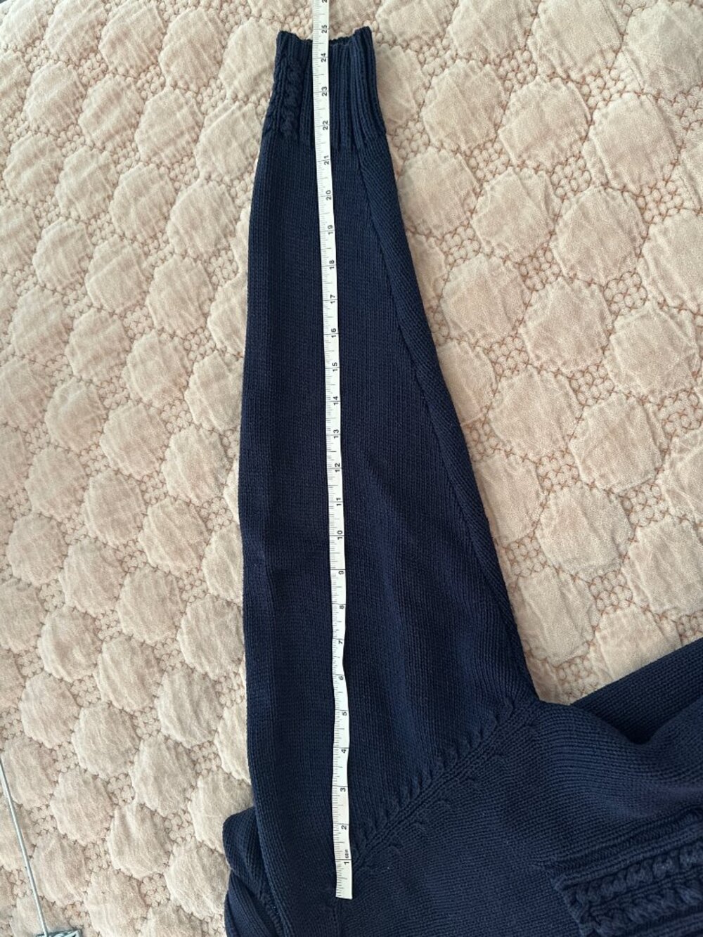 Talbots Navy Blue Cardigan Sweater - Picture 6 of 7